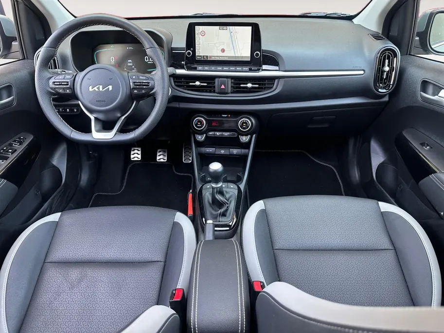 Kia Picanto 1.0 GDi GT-Line | Stoel/Stuurverwarming | Keyless entry | Schuif/Kanteldak | Draadloze oplader | Fabrieksgarantie | NAP