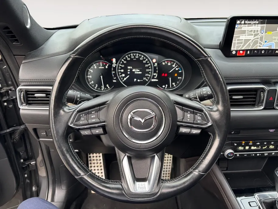 Mazda CX-5 2.0 SkyActiv-G 165 Signature | Schuif/kanteldak | 360 graden camera | Wegklapbare Trekhaak | Adaptieve Cruise Control | Navigatie | BOSE | Leder | 19' Lichtmetalen velgen