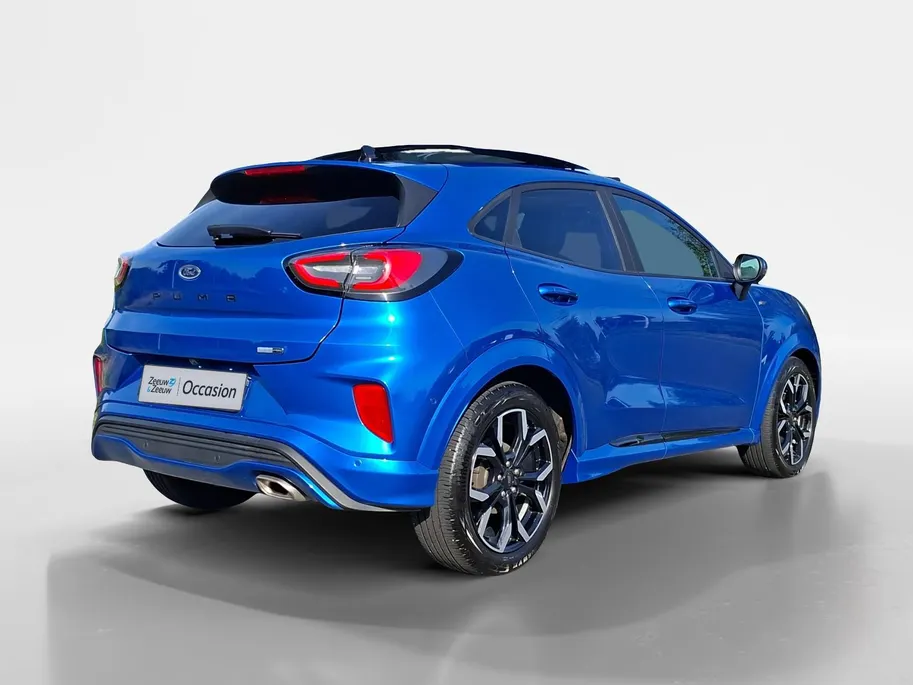 Ford Puma 1.0 EcoBoost Hybrid ST-Line X | NL-Auto | 1e Eigenaar | Panoramadak | Winterpack | Driver assistancepack | Afn. Trekhaak |  B&O Audio | Adaptive Cruisecontrol | Dodehoekdetectie | Climate Control | 18' Lichtmetaal | Dealer onderhouden! |