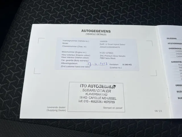 Suzuki Swift 1.2 Select Smart Hybrid | Armsteun | Apple Carplay & Android Auto | 16' LM Velgen | Airco | Dealer onderhouden