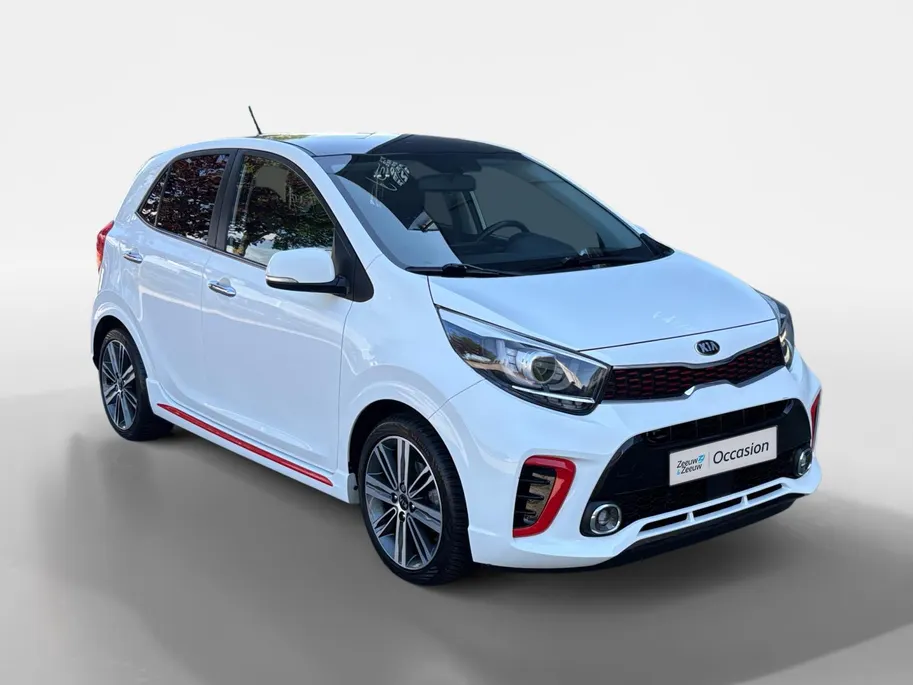 Kia Picanto 1.2 CVVT GT-Line | 84 PK! | Camera | Keyless |Leder | Stoel + Stuurverwarming | Apple Carplay | Android Auto | Lichtmetalen Velgen |