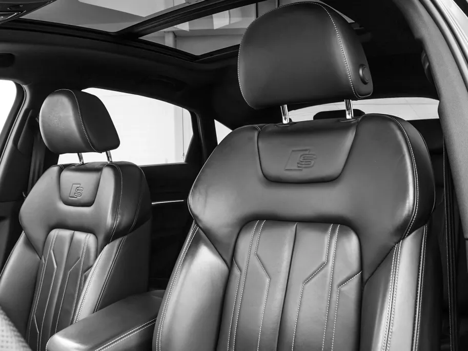 Audi Q8 Sportback e-tron 55 408pk Quattro S Edition 115 kWh · SOH 95,1% · Panoramadak · Luchtvering · Leder · 360 Camera · Elek. Voorstoelen · EXTRA INRUILKORTING ·
