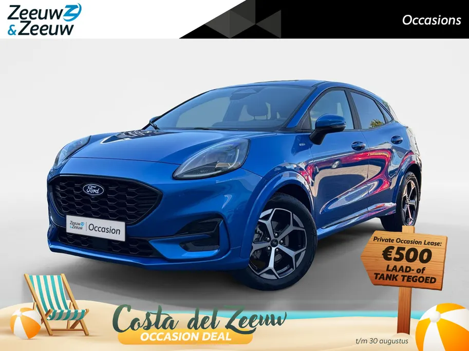 Ford Puma 1.0 EcoBoost Hybrid ST-Line Automaat | NL auto! | Winterpack | Cruise Control | Navigatie | Achteruitrijcamera | Climate Control | 12 maanden garantie!