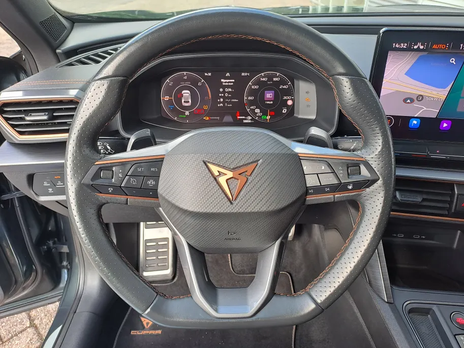 CUPRA Formentor 1.4 e-Hybrid VZ Copper Edition | Voorstoelen verwarmd | Automaat | ECC | Navi | Leer | Stuur verwarmd | Apple Carplay/Android Auto | Cruise control adaptief | SOH 93,6%