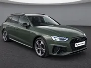 Audi A4 Avant 35 TFSI 150pk S edition Competition · Trekhaak · Camera ·  Stoelverwarming · Apple/Android Car Play · Adaptive Cruise Control ·  Clima · Drive select · Leder/Stof · Garantie t/m 23-07-2028 of 100000km.