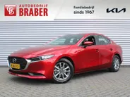 Mazda 3 2.0 e-SkyActiv-G M Hybrid 122 Comfort | Stuur-/stoelverwarming | Camera | Cruise adapt. | Clima | 16' LM | HUD | LED | Dodehoek detectie |