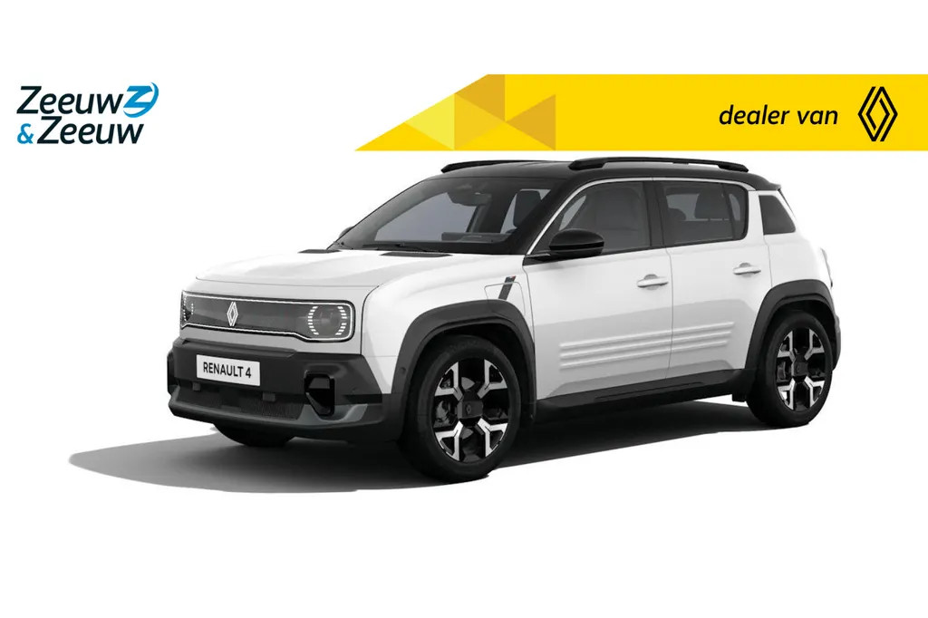 Renault 4 comfort range techno 52 kWh | LMV | Blind spot warning | Elektrische kofferbakklep | Easy Park Assist | Uitstap waarschuwing |
