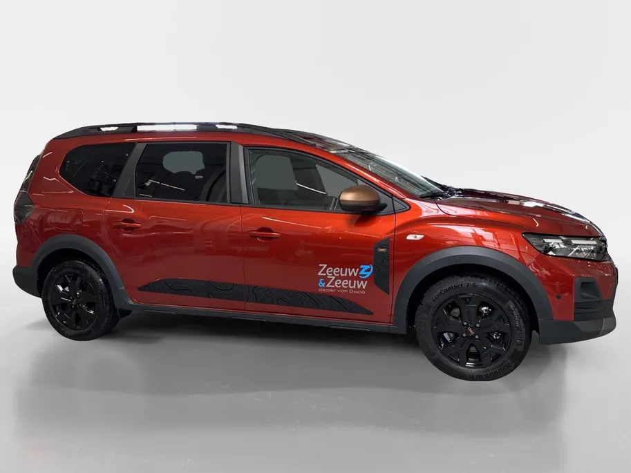 Dacia Jogger 1.8 hybrid 155 limited edition 7p. AUTOMAAT NAVI AIRCO CAMERA CRUISE CONTROLE APPLE CARPLAY ANDROID AUTO LM VELGEN 7 STOELEN !!LET OP RIJDENDE DEMO VRAAG NAAR ACTUELE KMSTAND!!!