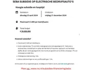 Nissan Townstar N-Connecta L2 44 kWh Nissan TOWNSTAR N-Connecta L2 45 kWh | 22% VOORRAAD KORTING | TREKVERMOGEN 1500KG | APPLE CAR/ANDROID AUTO | ECO LEDER |SEBA SUBSIDIE MOGELIJK TOT 5000 EURO |