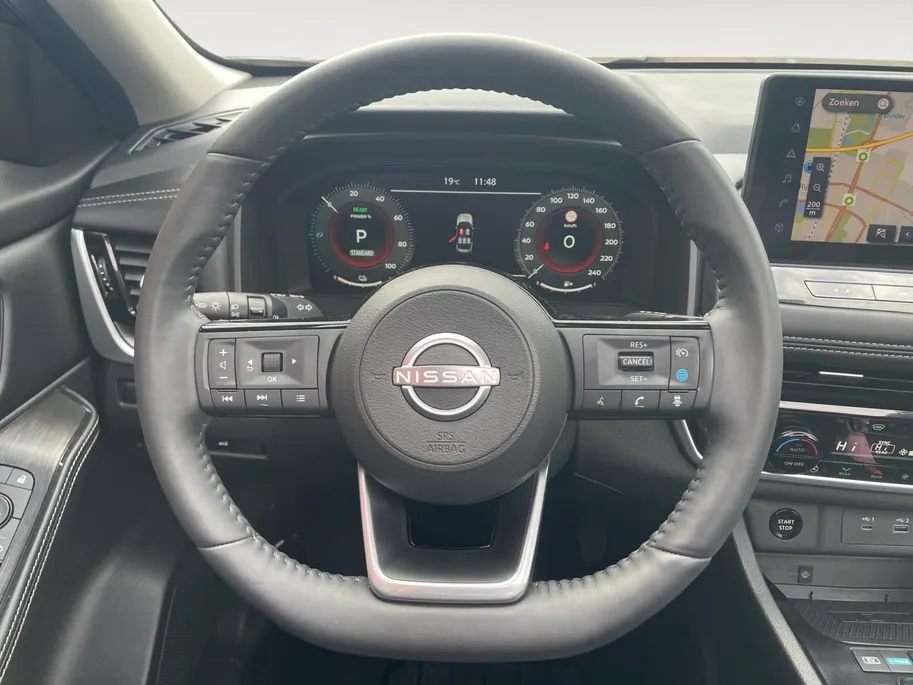 Nissan X-Trail Tekna | Navigatie | Schuif-/ Kanteldak | Stoelverwarming voor & achter | 360 camera | Apple Carplay/ Android Auto | Geheugenfunctie voorstoelen | Elektrische Kofferbak |
