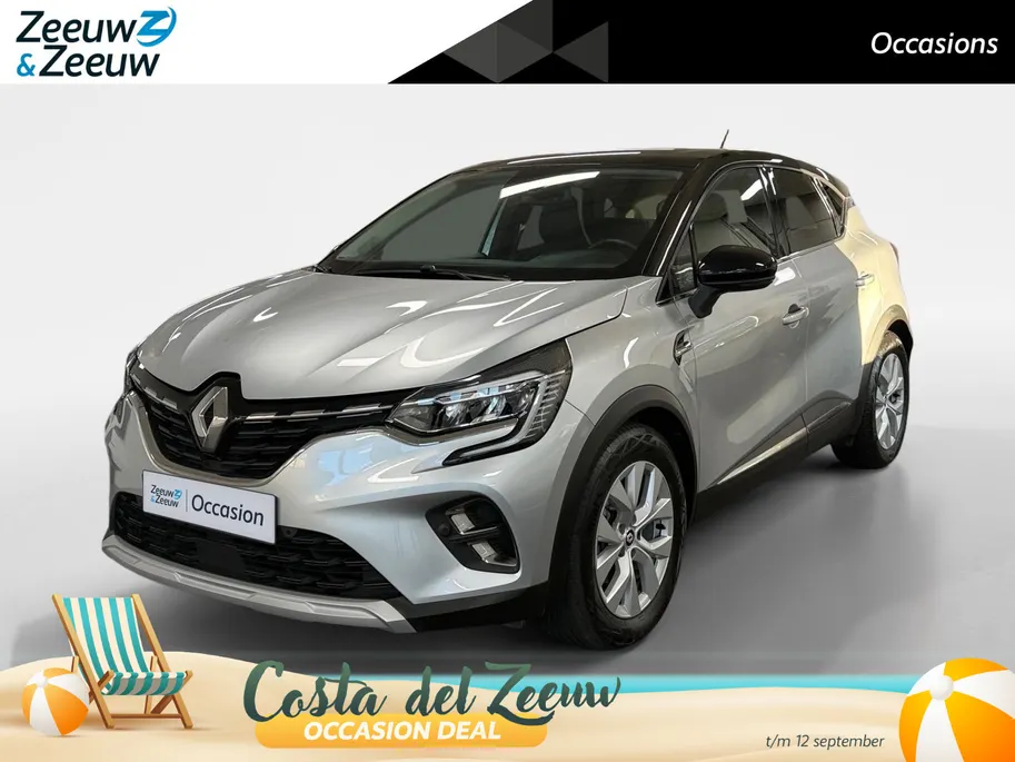 Renault Captur 1.6 E-Tech Hybrid 145 Intens AUTOMAAT AIRCO CAMERA PARKEERSENSOREN CRUISE CONTROLE APPLE CARPLAY ANDROID AUTO HOGE INSTAP ZEER MOOIE AUTO DEALER ONDERHOUDEN