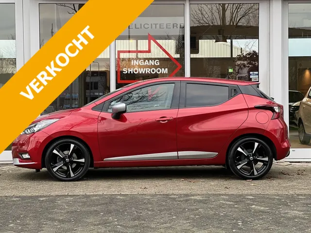 Nissan Micra 0.9 IG-T 90pk Tekna VERKOCHT | Trekhaak | Navigatie | 360-Camera | LED | Blind Spot