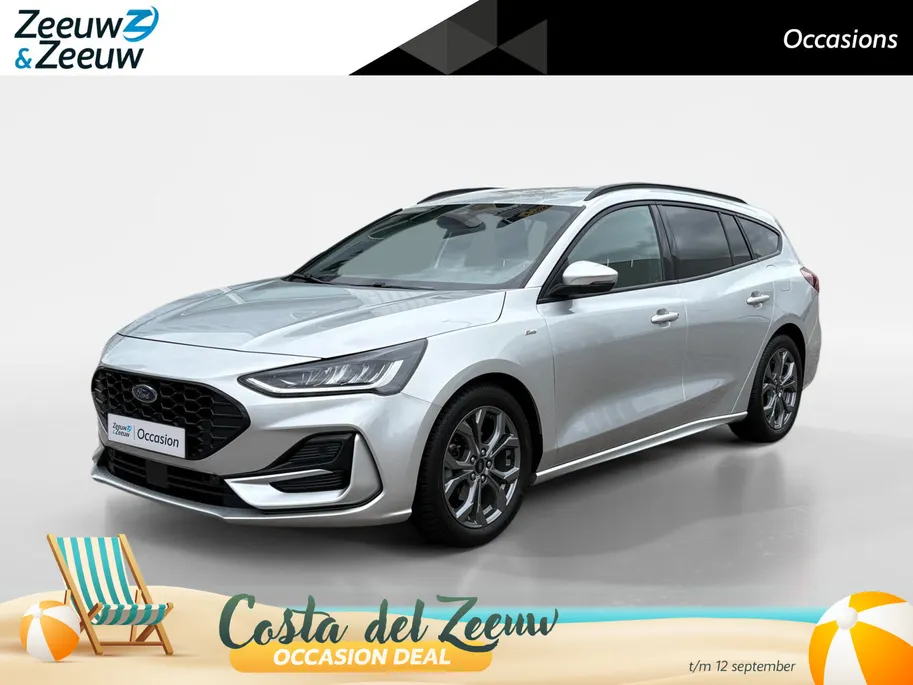 Ford Focus Wagon 1.0 EcoBoost Hybrid ST Line | Navigatie | Stoel/Stuur/Voorruitverwarming | Apple Carplay / Android Auto | Cruise Control | Lichtmetalen Velgen |