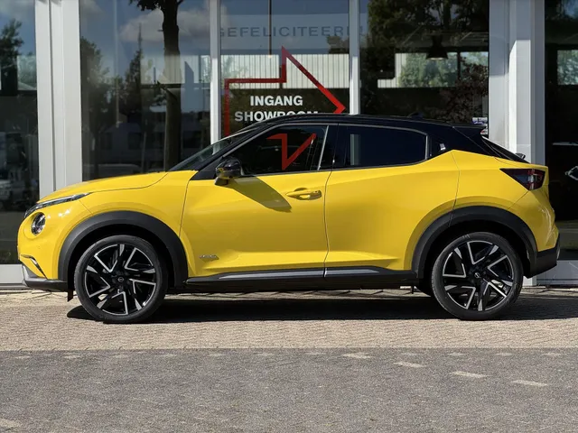 Nissan Juke Hybrid 143pk N-Design | NIEUW | Navigatie | App Connect | Blind Spot | 360-Camera | Keyless