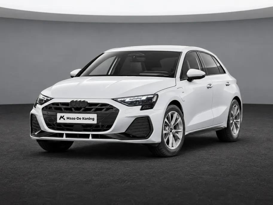 Audi A3 e-hybrid S edition 204 PK · Afneembare trekhaak · Optiekpakket zwart plus · Privacy glas
