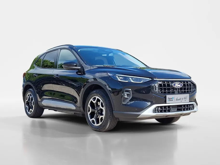 Ford Kuga 2.5 PHEV Active X | Winterpack | Matrix Ledkoplampen | El. Trekhaak | 18' Lichtmetaal | 360Camera | B&O Audio | El. vert. voorstoelen | Adaptive cruisecontrol | Dodehoekdetectie | Halfleer | Nieuw te bestellen! |
