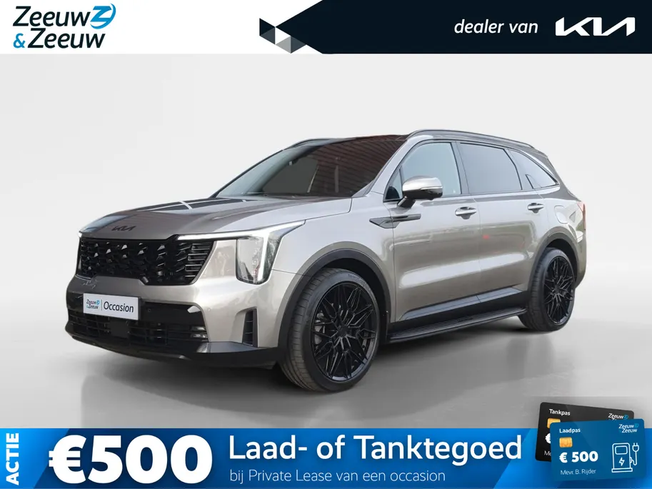 Kia Sorento 1.6 T-GDi Plug-in Hybrid 4WD ExecutiveLine 7p | Black Pack | Stoel verwarming en ventilatie | Panorama schuifdak | Sidebars | Lichtmetalen velgen 21inch | Lederen bekleding | Elektrisch bedienbare voorstoelen |