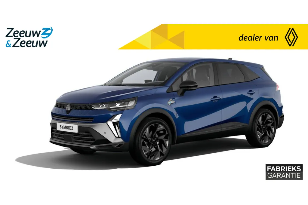 Renault Symbioz 1.8 E-Tech full hybrid 160 esprit Alpine | Direct Leverbaar | €2500,- Korting | Gratis 5 jaar garantie tot 100.000km | LMV 19' | ACC | draadloze telefoonlader﻿ | Zwevende middenconsole﻿ | Elektrisch verwarmbaar stuurwiel﻿ |