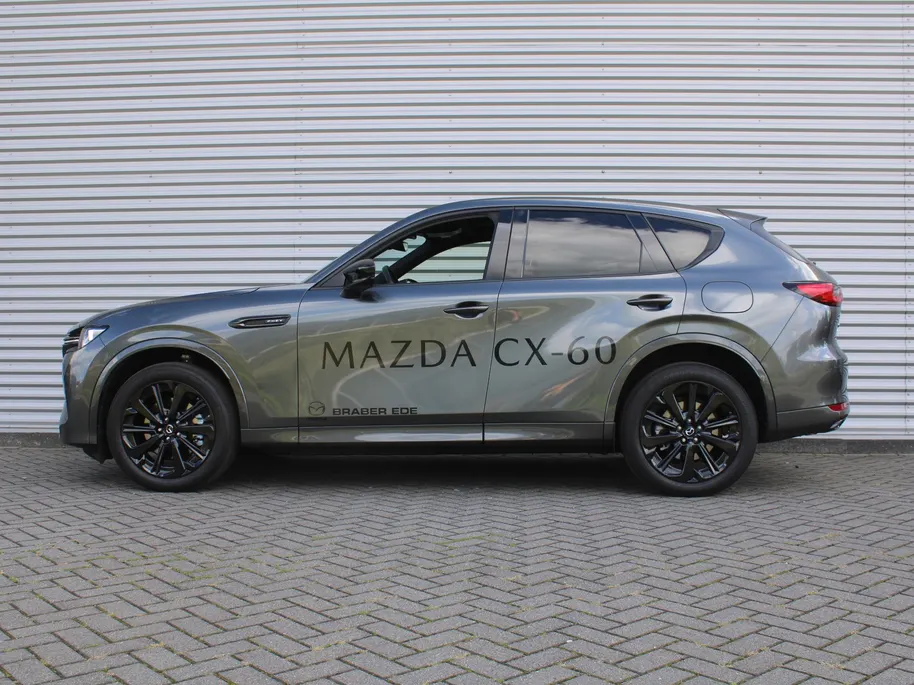 Mazda CX-60 2.5 e-SkyActiv PHEV Homura Plus | Stuur-/stoelverwarming+ventilatie | Schuifdak | Leer | HUD | Elek. stuur-/stoelverstelling | Camera rondom | 20' LM |