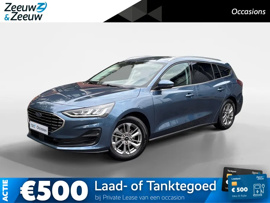 Ford Focus Wagon 1.0 EcoBoost Hybrid Titanium 155PK Automaat | NL-Auto | 1e Eigenaar | Navigatie | Climate Control | Parkeersensoren | Privacy Glass