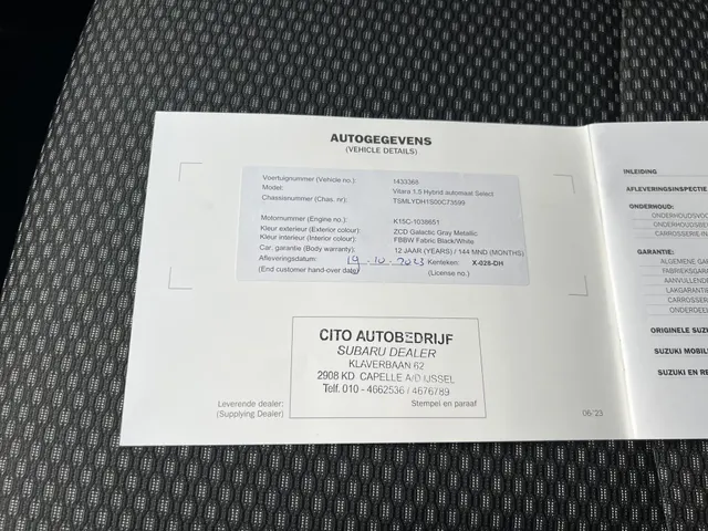 Suzuki Vitara 1.5 Hybrid Select Automaat | Trekhaak | All Season Banden | Lage Kilometerstand | Apple Carplay & Android Auto