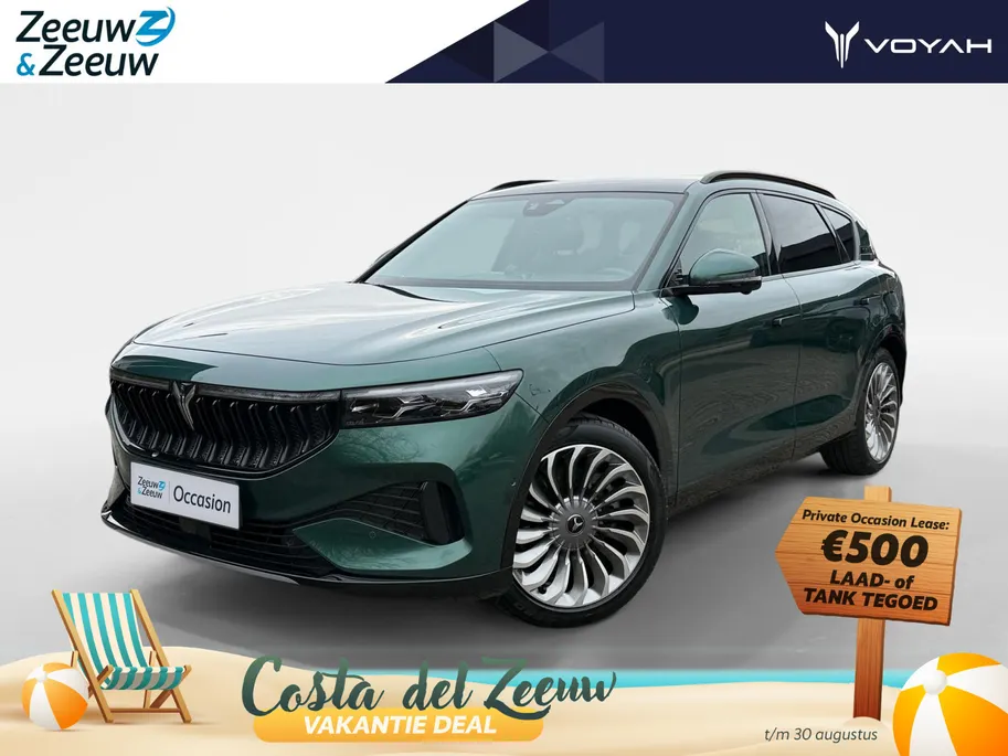 Voyah Free Flagship Edition 4WD 106 kWh | Full Option | 500 km rijbereik | Luchtvering | Stoelkoeling, -verwarming en -massage | Blackline exterieur & interieur |