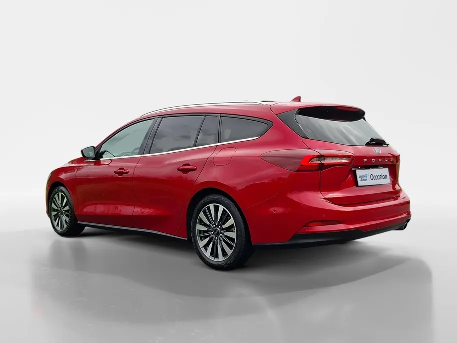 Ford Focus Wagon 1.0 EcoBoost Hybrid Titanium X | NL-auto | 1e Eigenaar | Winterpack | Driver Assistancepack | El. Trekhaak | Adaptieve Cruise Control | BLIS | El. Achterklep | Camera | B&O | AGR Bestuurdersstoel |
