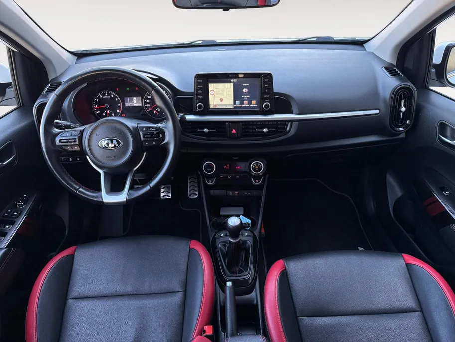Kia Picanto 1.2 CVVT GT-Line | 84 PK! | Camera | Keyless |Leder | Stoel + Stuurverwarming | Apple Carplay | Android Auto | Lichtmetalen Velgen |