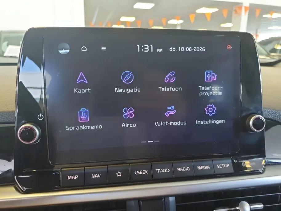 Kia Picanto 1.0 DPI ExecutiveLine | Stoel en stuurverwarming | Navigatie | Camera | Keyless met startknop | Climate control | Cruise control | Getinte ramen achter |