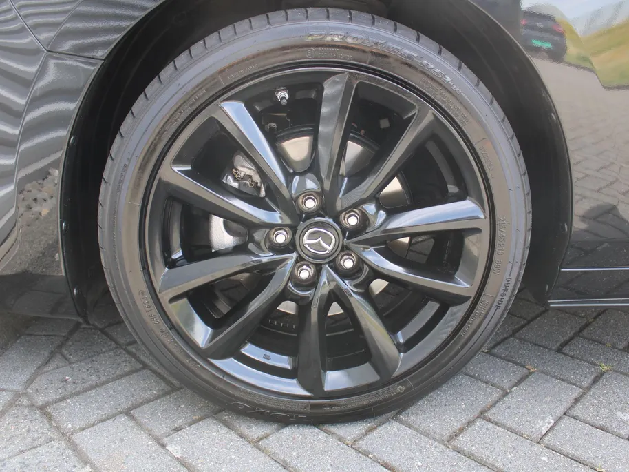 Mazda 3 2.0 e-SkyActiv-X M Hybrid 6MT 186PK Exclusive-line | Leder | Heads-Up Display | Keyless | Bose Audio | 360° Camera | Elek. stoelverstelling + geheugen | Navi |