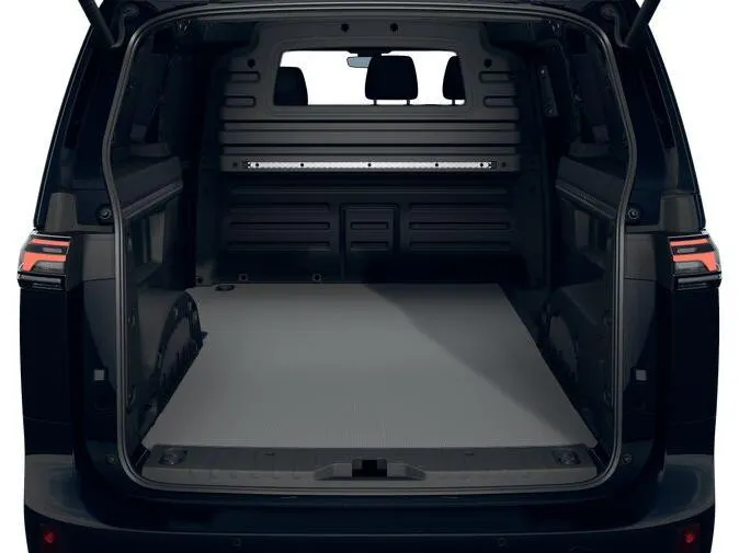 Volkswagen Bedrijfswagens ID. Buzz Cargo Bedrijfswagens Bulli Limited Signature Edition 79kWh 340pk 4M 737746 · ECO-lederen bekleding · 20' LM velgen · Voor en achter spoiler · Zwarte grill ·