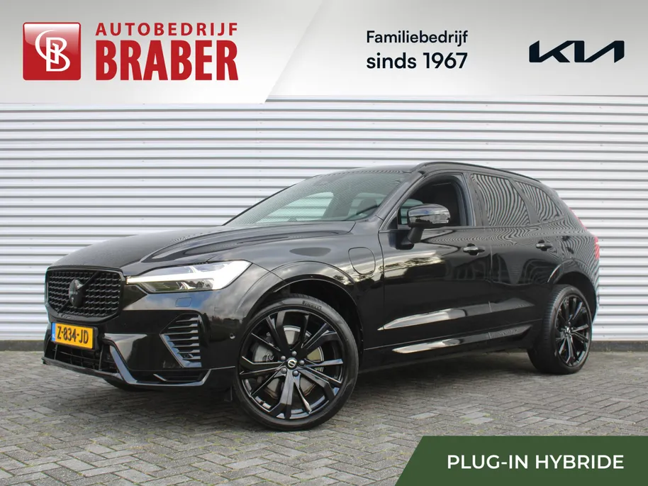 Volvo XC60 2.0 T8 Plug-in hybrid AWD Ultimate Black Edition | Trekhaak elektr. | Luchtvering | Schuifdak | Leer | Geheugenstoelen | B&W audio | Stoelventilatie | Winterset | Zeer nette auto |