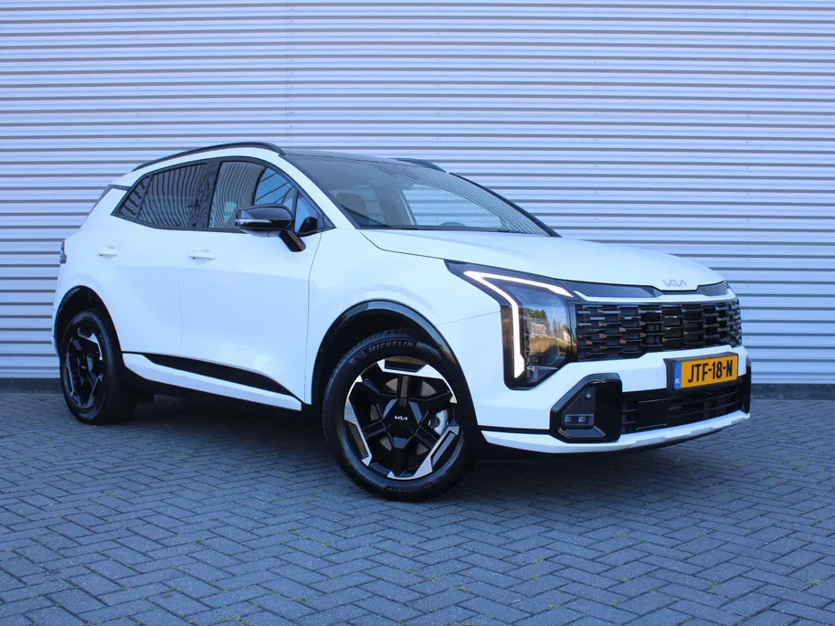 Kia Sportage 1.6 T-GDi Hybrid GT-Line | Trekhaak | Stuur-/stoelverwarming | Elek. stoelverstelling + achterklep | Schuifdak | 18' LM | Cruise adapt. | Camera |
