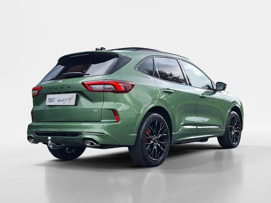Ford Kuga 2.5 PHEV ST-Line X | Black Pack | Winterpack | Matrix Ledkoplampen | Panoramadak | El. Trekhaak | 20' Lichtmetaal | Zwarte spiegels&dak | Adaptive Cruisecontrol | Dodehoekdetectie | 360Camera |