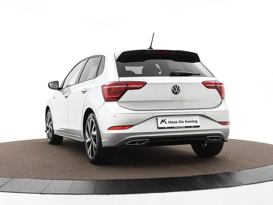 Volkswagen Polo 1.0 TSI 95pk DSG R-Line · Camera · Matrix LED · ACC · Stoelverwarming · Apple/Android Car Play · Sfeerverlichting · Verkeersbord Detectie ·