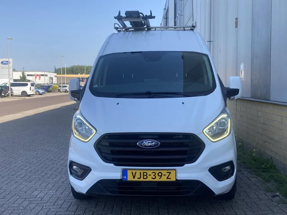 Ford Transit Custom 300 2.0 TDCI 130 pk L1H2 Trend Store Van Laadruimte inrichting - Imperiaal met dakladder - Opstaptrede achterbumper -Comfort laadschot