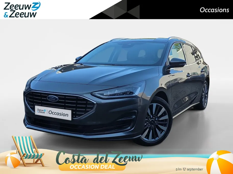 Ford Focus Wagon 1.0 EcoBoost Hybrid Titanium X Automaat | 1e Eigenaar | Afneembare Trekhaak | Winterpack | Elektr. achterklep | B&O Audio | Dealer onderhouden | 12 maanden garantie! |