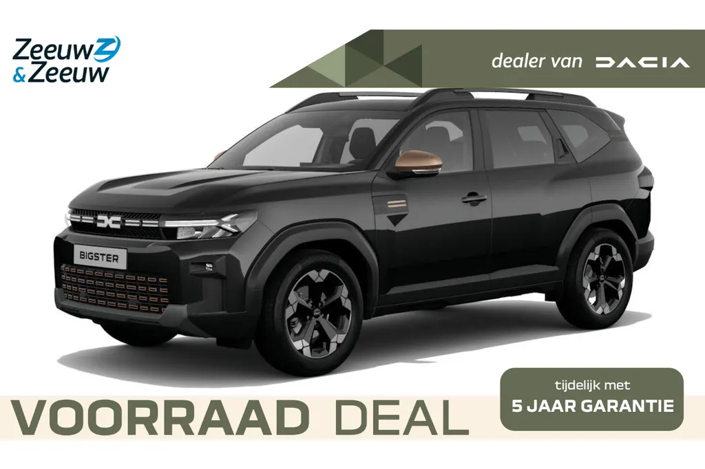 Dacia Bigster Hybrid 155 Extreme Nu uit voorraad leverbaar | verschillende kleuren beschikbaar met € 450,- Voorraadkorting| Financier uw Bigster tegen slechts 2,9% rente