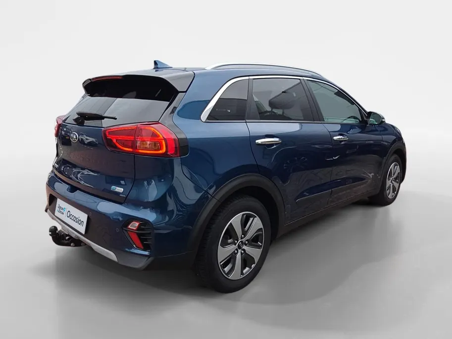 Kia Niro 1.6i Hybrid DynamicPlusLine Dealer onderhouden | Trekhaak | Stoel/stuurverwarming | Dodehoek detectie | Leder | Camera | Carplay & Android | Cruise Control Adaptief | Fabrieksgarantie t/m 23-9-2027 | NAP
