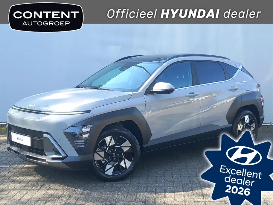 Hyundai Kona 1.6 GDI HEV 138pk DCT Premium Sky / Voorraad deal