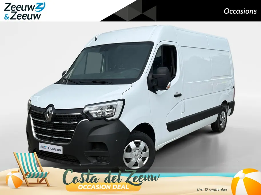 Renault Master T33 2.3 dCi 135 L2H2 Work Edition *BPM VRIJ!*Navi+Camera*Airco*Parkeersensoren*Betimmerd Laadruimte*Trekhaak