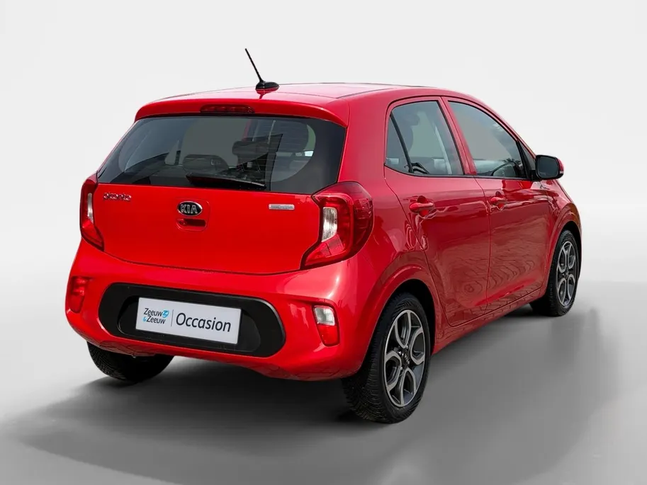 Kia Picanto 1.0 CVVT First Edition | All-Seasonbanden /Apple Carplay/ Android Auto | Navigatiesysteem | Cruise Control | Climate Control | Parkeercamera Achter | Lichtsensor | 15' Lichtmetalen Velgen