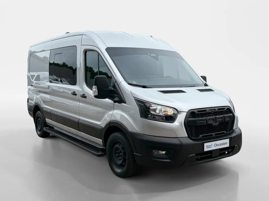 Ford Transit 350 2.0 TDCI L3H2 DC Trend | Dubbele Cabine | Driver Assistance Pack | Winter Pack | Wandbetimmering Hout & Laadvloer Hout |