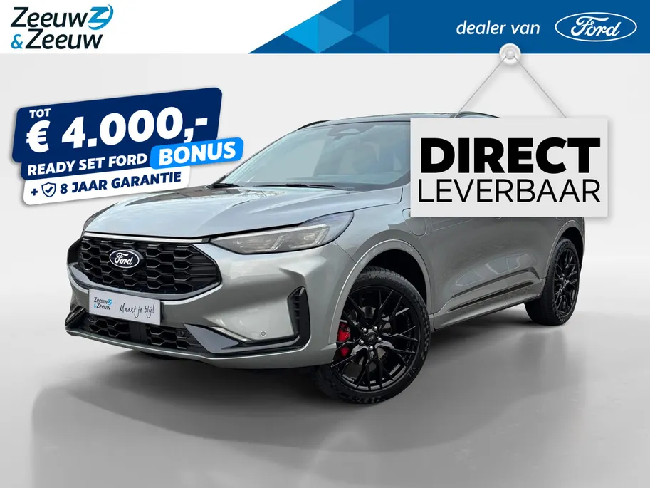 Ford Kuga 2.5 PHEV Sound Edition | 4000,- Ready Set Ford Bonus | 8 Jaar Garantie/160.000Km | Panoramadak | B&O Premium Audio | 20' Lichtmetalen velgen | 360Camera | Adaptive Cruisecontrol | El. Achterklep | Dodehoekdetectie | Matrix Ledkoplampen | Unieke bekleding 
