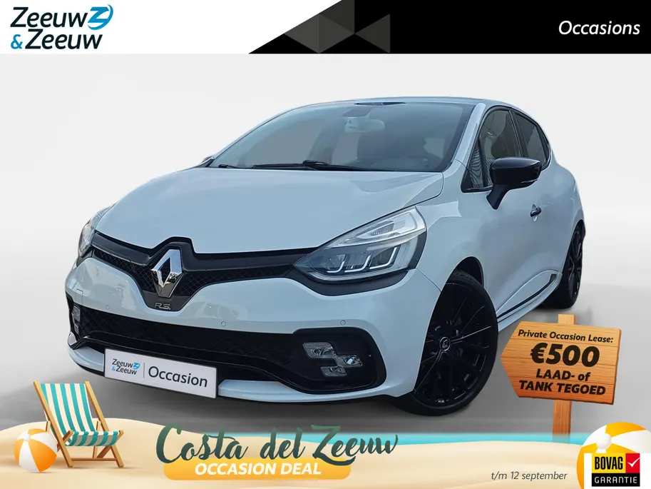 Renault Clio 1.6 Turbo R.S. Trophy 220PK| Automaat | Akrapovic  | Achteruitrijcamera | Bose Sound | Stoelverwarming | Lederen bekleding | 12 maanden garantie! |