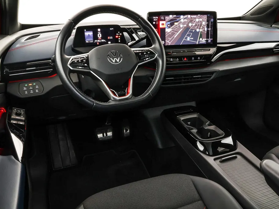 Volkswagen ID.4 GTX 299pk 4Motion 77 kWh · Panoramadak · 360 Camera · Dodehoeksensor ·Warmtepomp · Alarmklasse 3 · Stoel-& Stuurverwarming · 21'' Inch ·