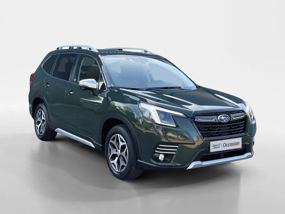 Subaru Forester 2.0i e-BOXER Premium | Pano | Memory | 360 Camera | Elektr. Achterklep | Leder | ACC | Stoelverwarming | 1 Jaar Bovag Garantie |