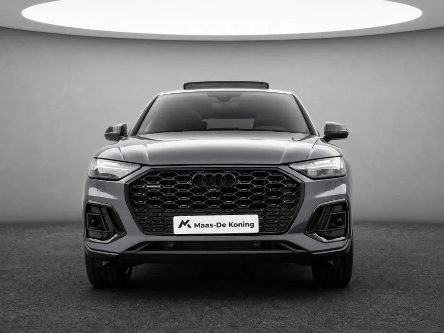 Audi Q5 Sportback 50 TFSIe 299 pk S-tronic S edition · Panoramadak · 360 Camera · Elek. Achterklep · Apple/Android Car Play · Navigatie · 20'' Inch ·