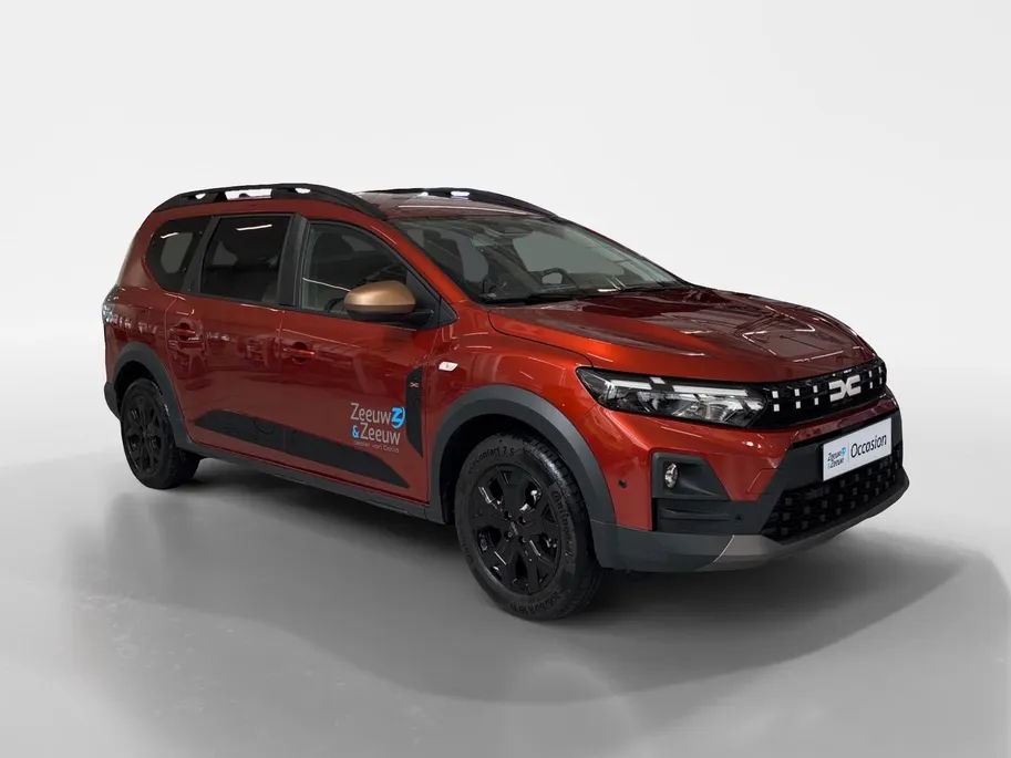 Dacia Jogger 1.8 hybrid 155 limited edition 7p. AUTOMAAT NAVI AIRCO CAMERA CRUISE CONTROLE APPLE CARPLAY ANDROID AUTO LM VELGEN 7 STOELEN !!LET OP RIJDENDE DEMO VRAAG NAAR ACTUELE KMSTAND!!!