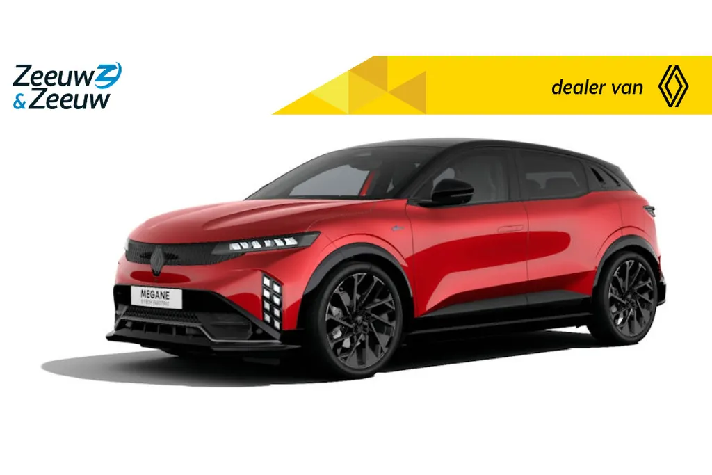 Renault Megane E-Tech Esprit Alpine 67 kWh | Binnenkort in de showroom | Bestel nu uw nieuwe Renault Megane met € 1000,- Zeeuw en Zeeuw korting | Financier uw Megane tegen slechts 1,9% rente